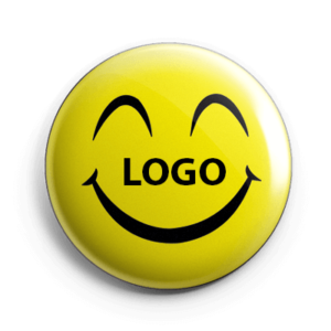 Custom Smiley Button Badges