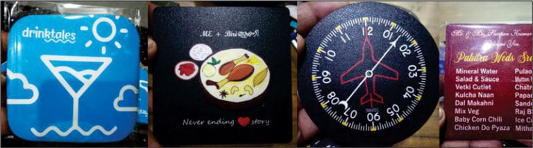 custom eat sleep repeat tea coaster