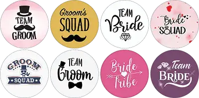 custom made wedding pins