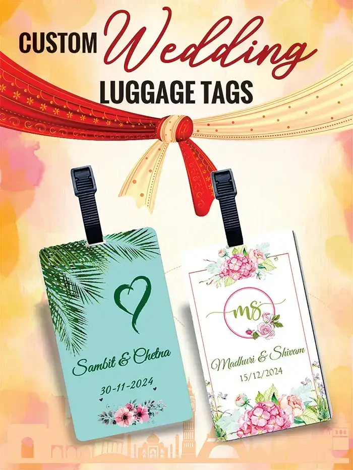 Buy Wedding Luggage Tags Online In India