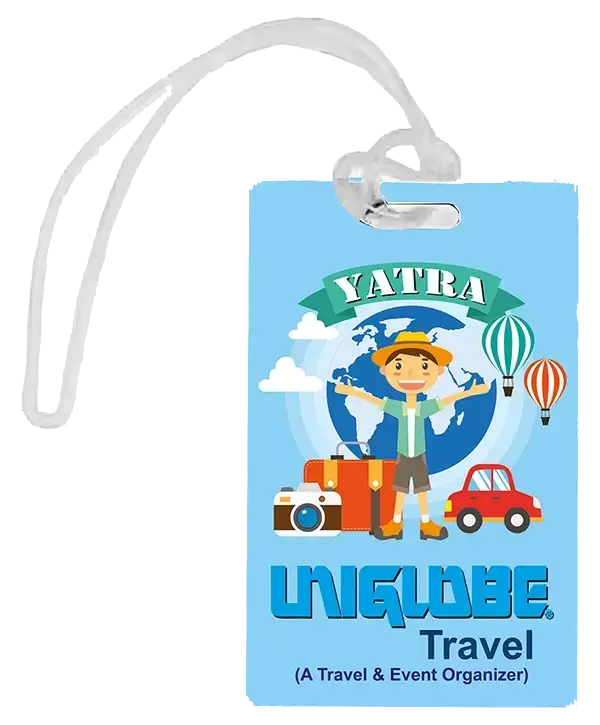 Durable luggage tag for travel