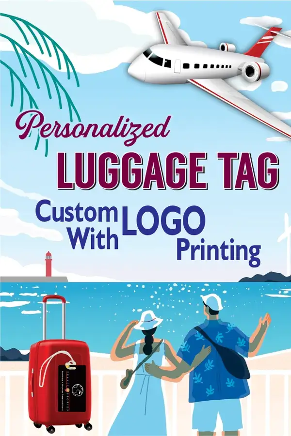 Personalised Luggage Tags with Custom Logo Printing