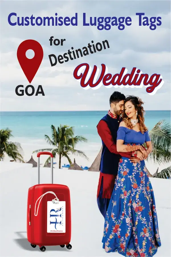 customized luggage tags for destination wedding