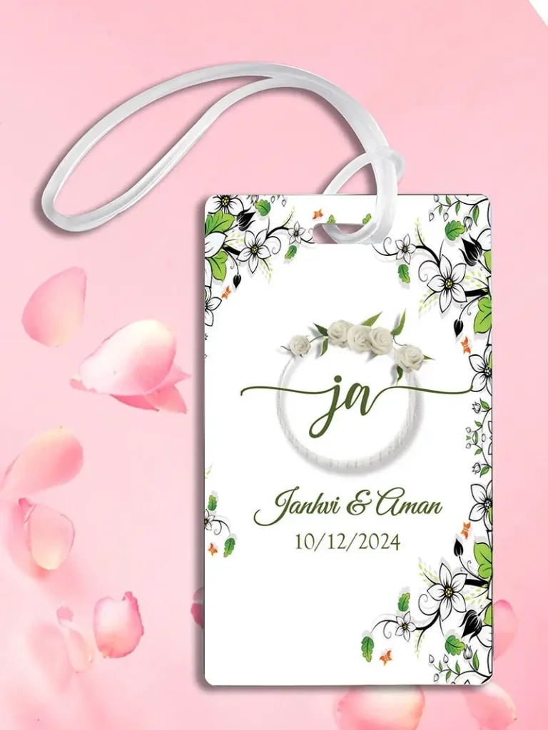 luggage tag wedding favors