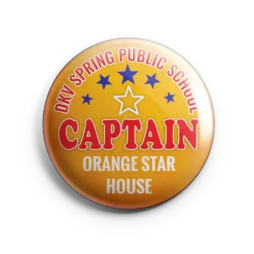 button badges for captain in school